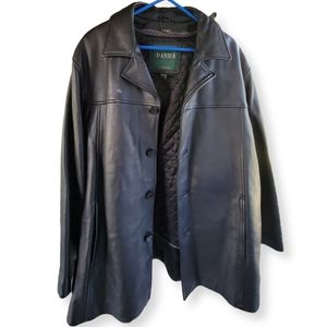 Vintage 90s Leather Jacket - XL